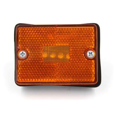 LED Stud Mount Clearance and  Side Marker Light - Amber
