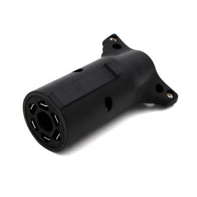 7 Way Blade to 6 Pin Trailer Wiring Adapter , Center Pin Brake